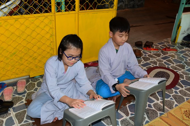 Repentant Ceremony at Minh Chat  ashram in Can Tho
